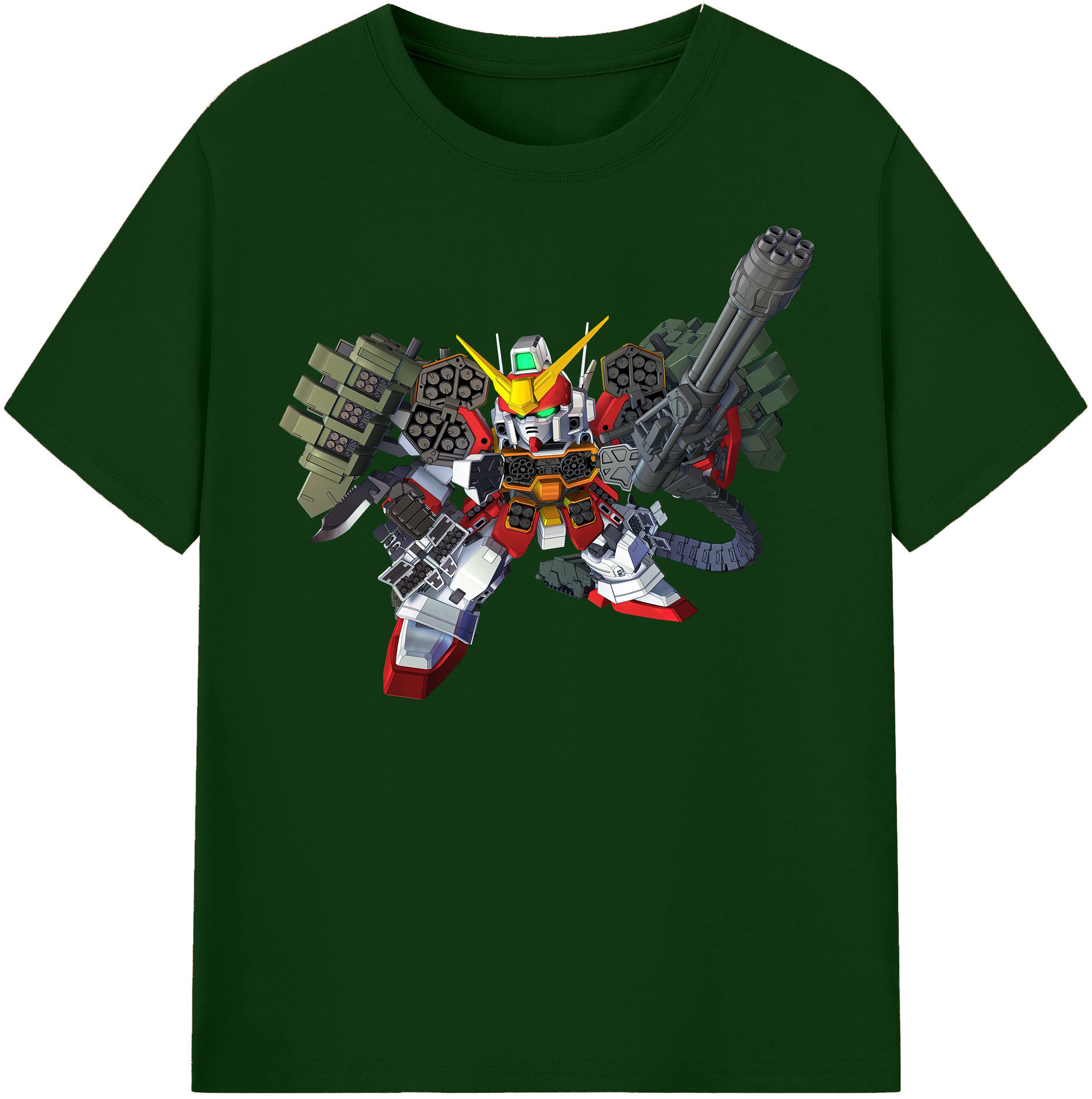（画像用） 機動戦士ガンダム Mobile Suit Gundam 綿100％半袖Tシャツ（フロントプリント）